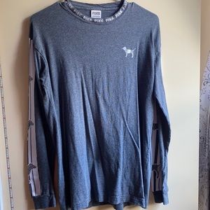Gray long sleeve top
